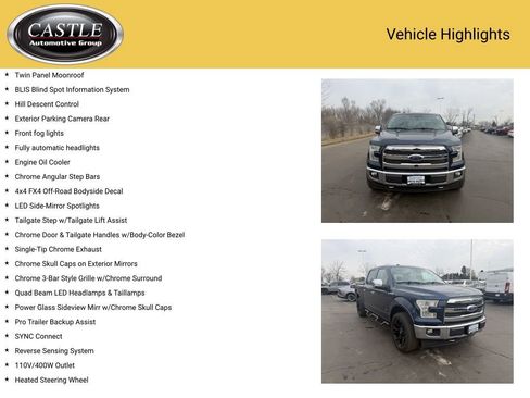 Used 2017 Ford F150 Lariat w/ Equipment Group 502A Luxury image 10