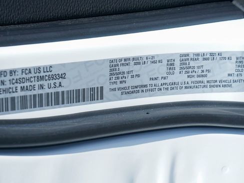 Used 2021 Dodge Durango R/T w/ Blacktop Package RWD image 55