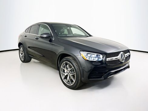 Certified 2021 Mercedes-Benz GLC 300 4MATIC Coupe w/ AMG Line image 3