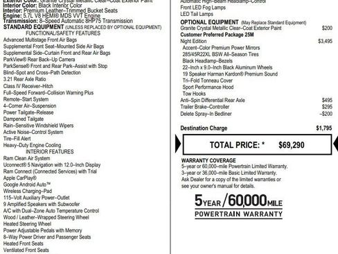 Used 2022 RAM 1500 Limited w/ Night Edition image 2