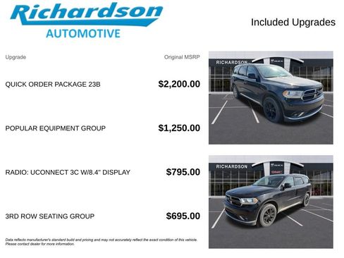 Used 2017 Dodge Durango SXT w/ Quick Order Package 23B AWD/4WD image 6