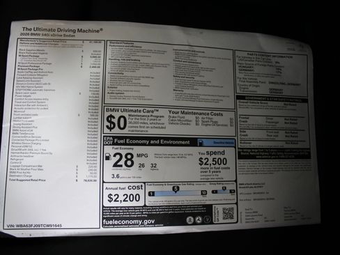 New 2026 BMW 540i xDrive w/ M Sport Package image 23