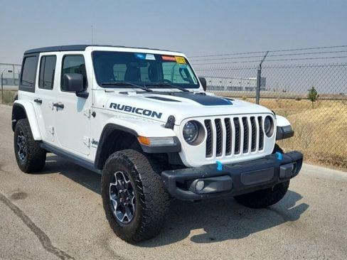 Used 2023 Jeep Wrangler Unlimited Rubicon 4xe w/ Steel Bumper Group AWD/4WD image 1
