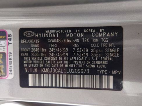 Used 2020 Hyundai Tucson Sport w/ Cargo Package AWD/4WD image 30