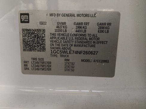 Used 2022 Chevrolet Silverado 2500 W/T w/ WT Convenience Package RWD image 33