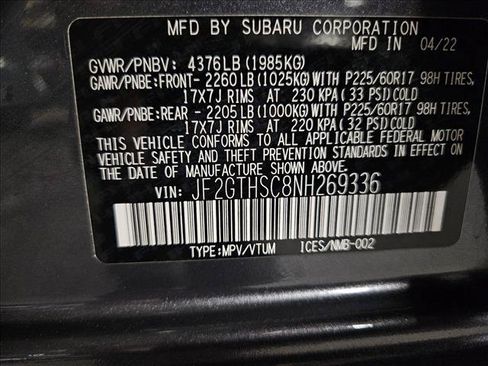 Used 2022 Subaru Crosstrek 2.5i Sport w/ Moonroof Package image 27