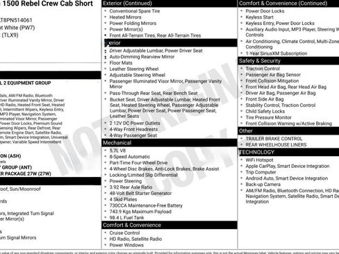 Used 2023 RAM 1500 Rebel w/ Rebel Level 2 Equipment Group image 22