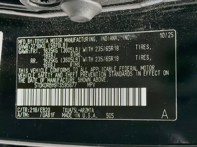 Certified 2026 Toyota Highlander XLE AWD/4WD image 26