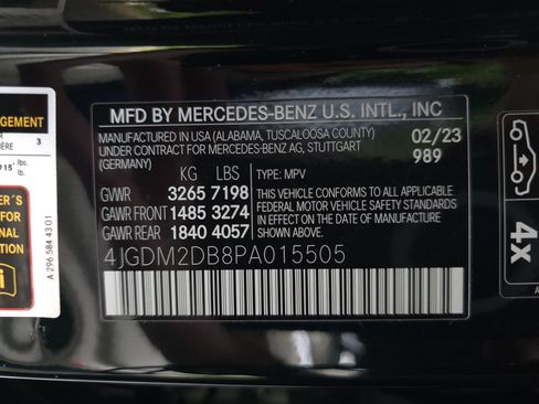 Used 2023 Mercedes-Benz EQS 450+ SUV image 73