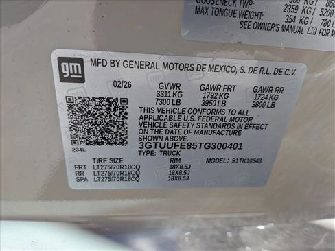 New 2026 GMC Sierra 1500 AT4X AWD/4WD image 17