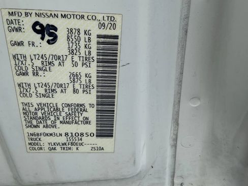 Used 2020 Nissan NV 1500 S image 23
