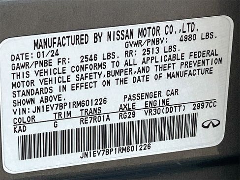 Used 2024 INFINITI Q50 Luxe w/ Cargo Package image 33