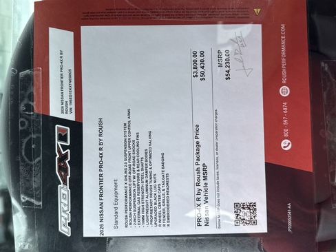 New 2026 Nissan Frontier PRO-4X w/ Pro Premium Package AWD/4WD image 12