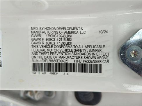 Certified 2025 Honda Civic Sport image 15