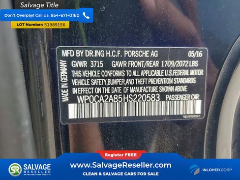 Used 2017 Porsche 718 Boxster RWD image 16