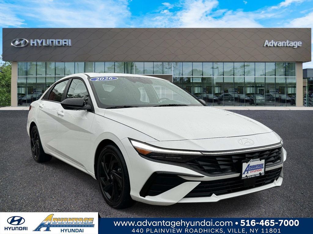 Certified 2026 Hyundai Elantra SEL Sport Premium w/ Cargo Package FWD 360° Tour