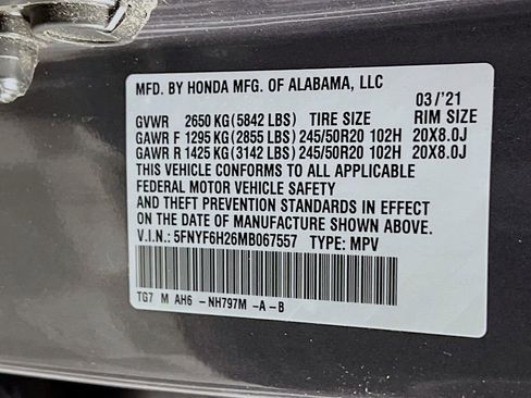 Used 2021 Honda Pilot Special Edition image 27