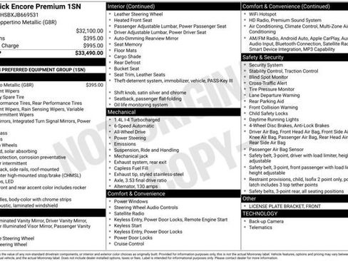 Used 2018 Buick Encore Premium image 3