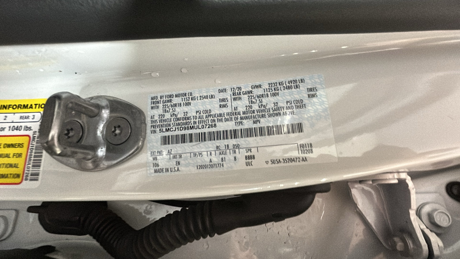 Used 2021 Lincoln Corsair AWD w/ Equipment Group 101A image 12