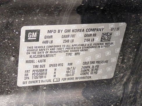 Used 2020 Buick Encore Sport Touring w/ Safety Package image 12