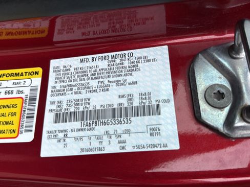 Used 2016 Ford Mustang Coupe w/ Enhanced Security Package RWD image 26