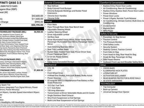 Used 2016 INFINITI QX60 FWD w/ Deluxe Technology Package image 45