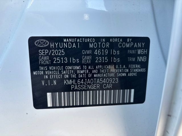New 2026 Hyundai Sonata SEL AWD/4WD image 30
