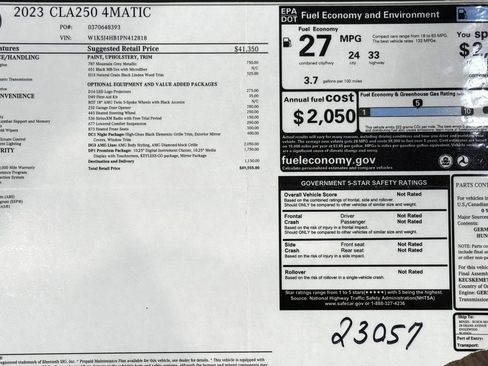 Used 2023 Mercedes-Benz CLA 250 4MATIC image 2