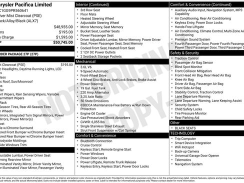 Used 2023 Chrysler Pacifica Limited FWD image 1