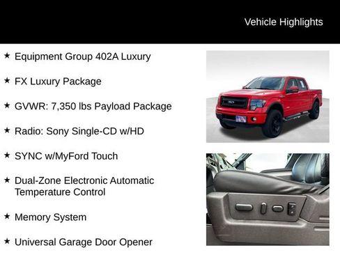 Used 2013 Ford F150 FX4 w/ Luxury Equipment Group image 8