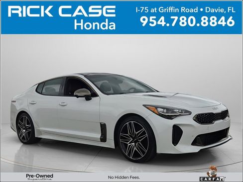 Used 2022 Kia Stinger GT2 w/ Red Interior Color Package RWD image 1