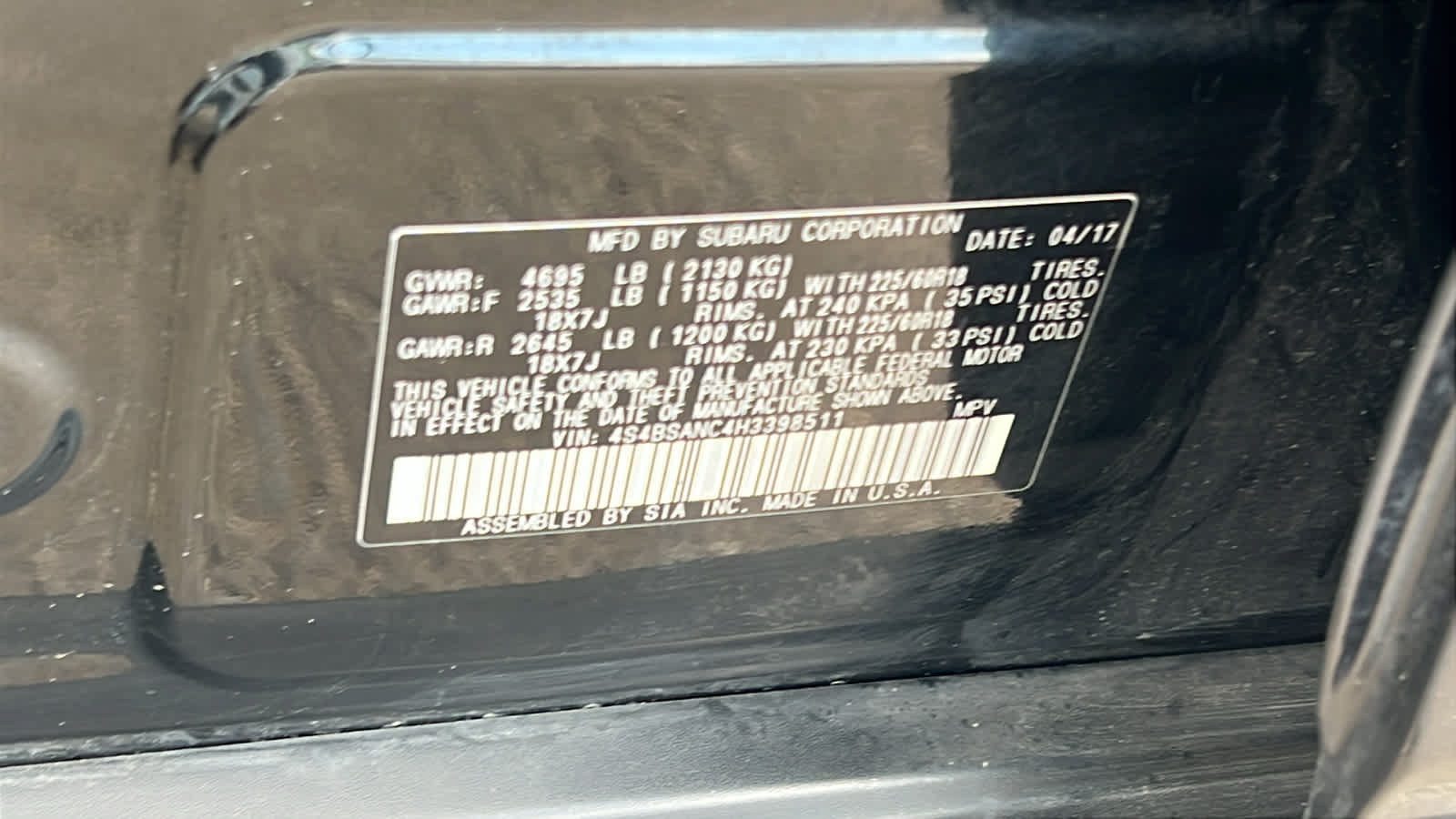 Used 2017 Subaru Outback 2.5i Limited AWD/4WD image 29