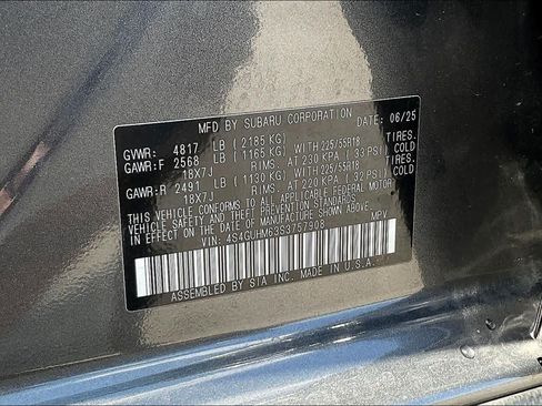 Used 2025 Subaru Crosstrek 2.5i Limited AWD/4WD image 69