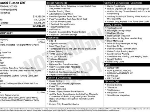 Used 2024 Hyundai Tucson XRT FWD image 8