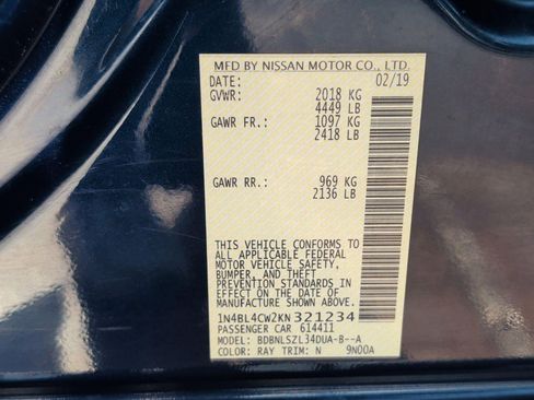 Used 2019 Nissan Altima 2.5 SR AWD/4WD image 30