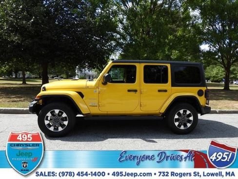 Used 2021 Jeep Wrangler Unlimited Sahara w/ Dual Top Group image 2