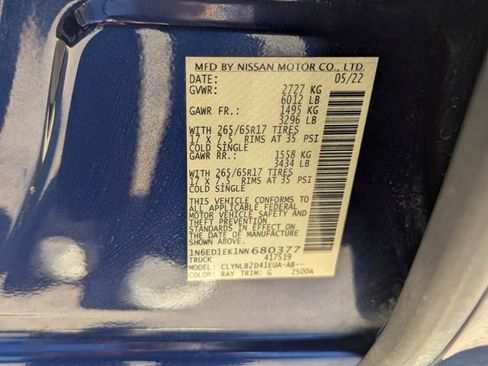 Used 2022 Nissan Frontier SV w/ Technology Package image 30