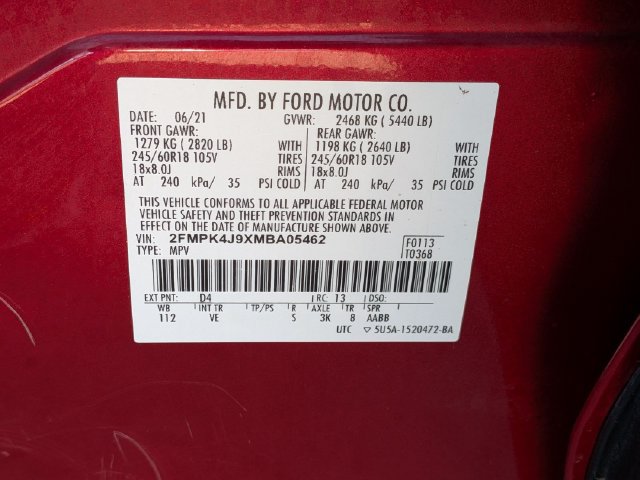 Certified 2021 Ford Edge SEL w/ Convenience Package AWD/4WD image 23