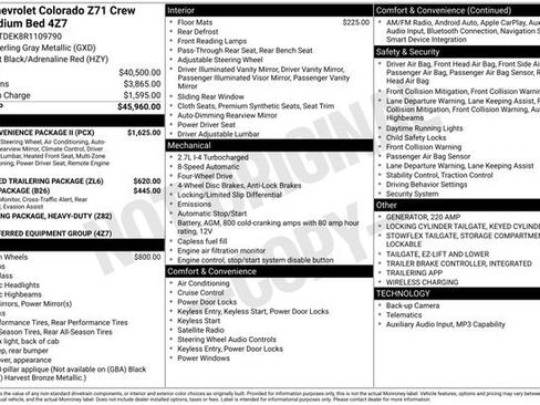 Used 2024 Chevrolet Colorado Z71 w/ Z71 Convenience Package 2 AWD/4WD image 26