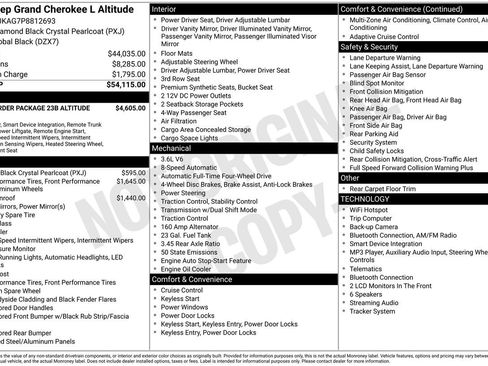 Used 2023 Jeep Grand Cherokee L Laredo AWD/4WD image 5