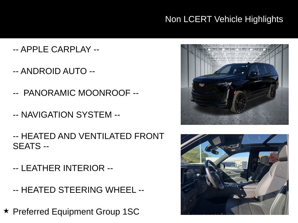 Used 2023 Cadillac Escalade Sport w/ LPO, ONYX Package AWD/4WD image 31