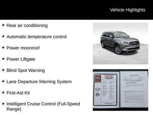 Used 2019 INFINITI QX80 Luxe w/ Proassist Package image 18