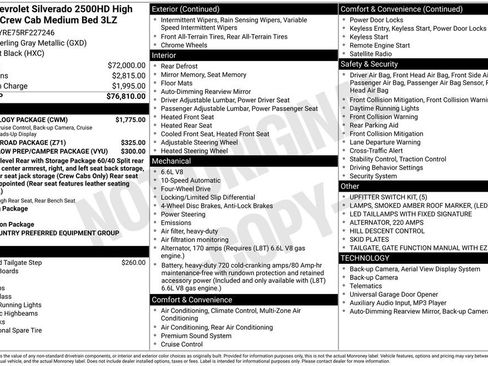 Used 2024 Chevrolet Silverado 2500 High Country w/ Technology Package image 44