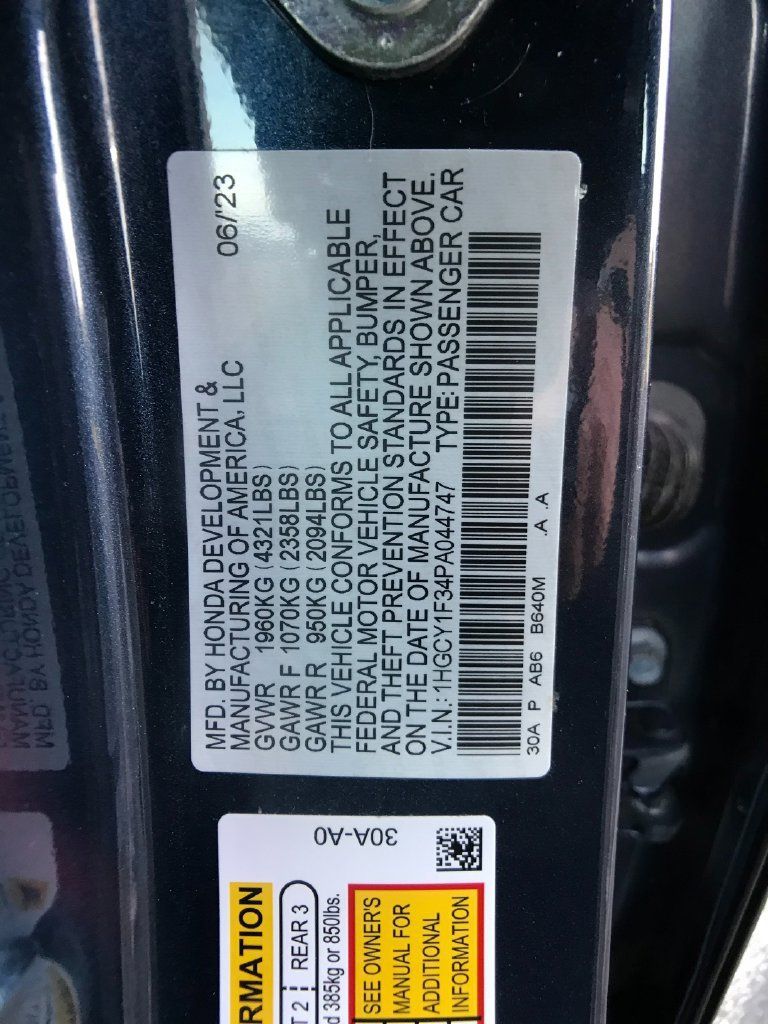 Certified 2023 Honda Accord EX image 16