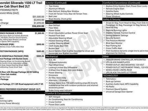 Used 2021 Chevrolet Silverado 1500 LT Trail Boss w/ Convenience Package II image 15