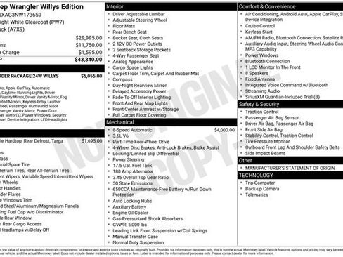 Used 2022 Jeep Wrangler Willys image 31