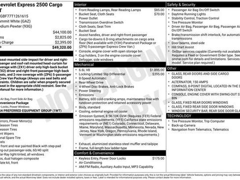 New 2026 Chevrolet Express 2500 Extended RWD image 25
