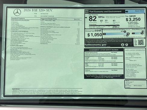 Used 2026 Mercedes-Benz EQE 320+ SUV image 30