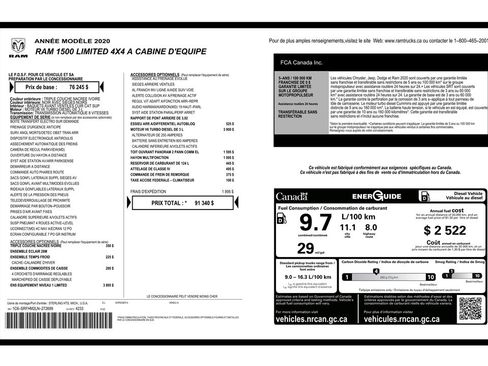 Used 2020 RAM 1500 Limited image 9