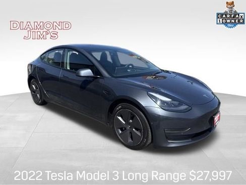 Used 2022 Tesla Model 3 Long Range AWD/4WD image 1